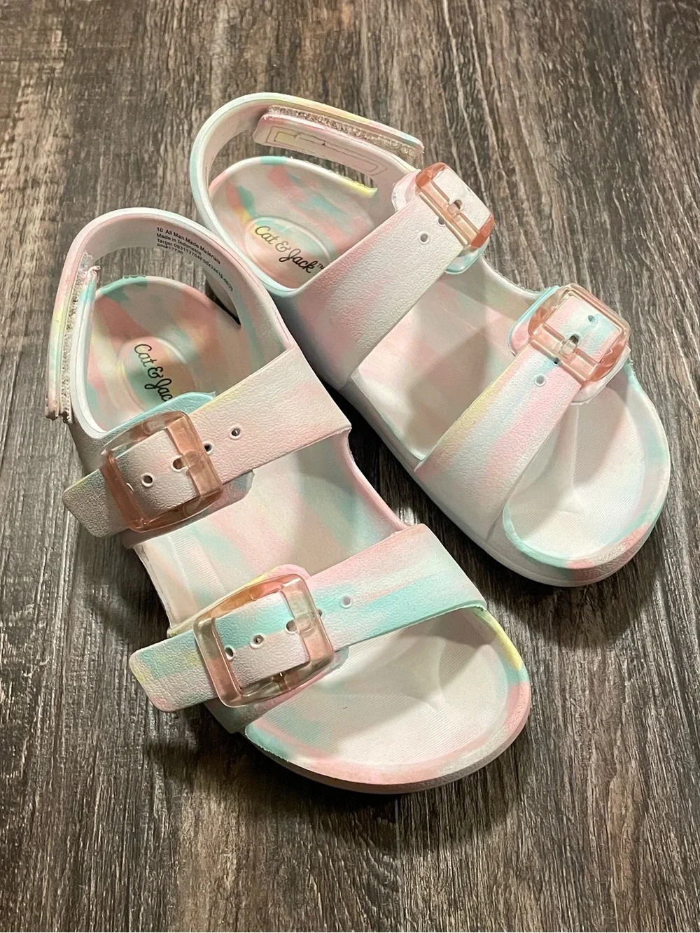 Cat & Jack Marbled Sandals 10